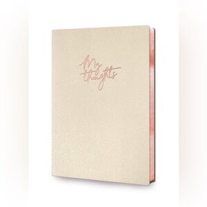 Studio 0h! Medium Leatheresque Notebook / Pearl Shimmer Notebook - NWT